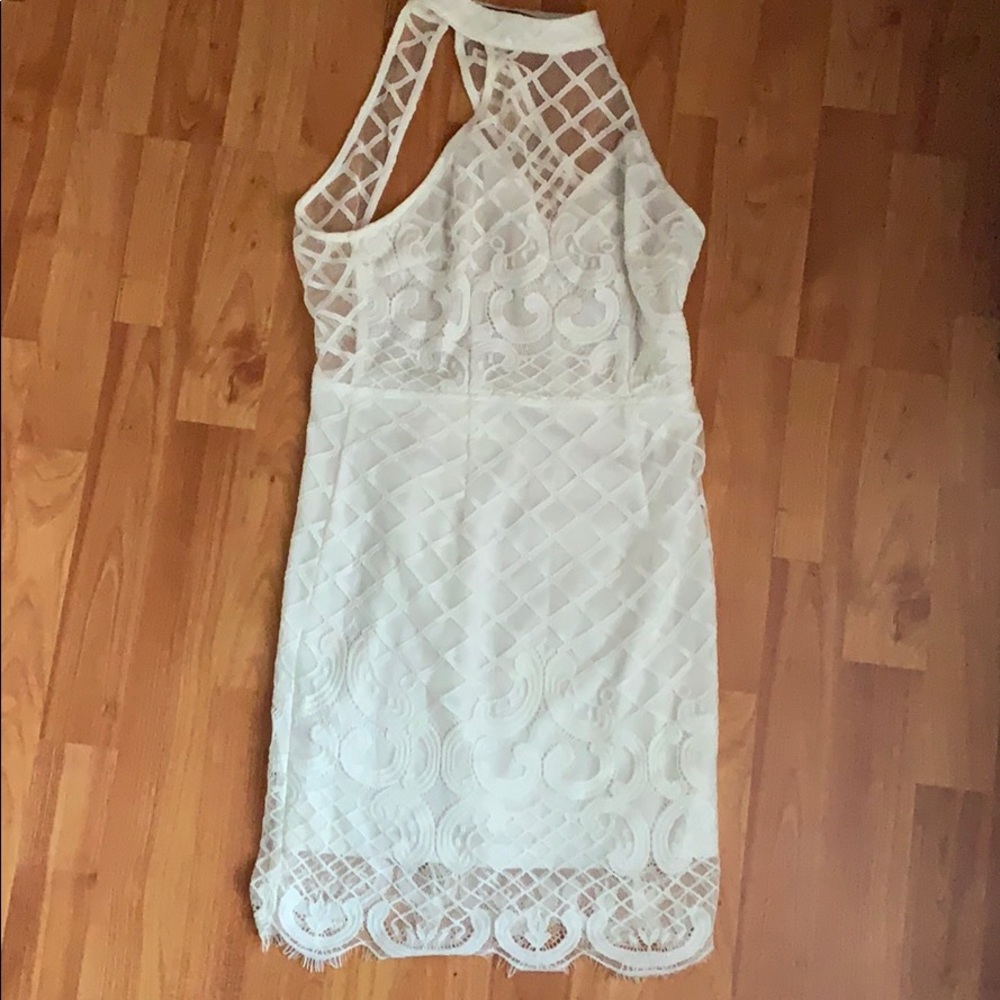 White lace dress